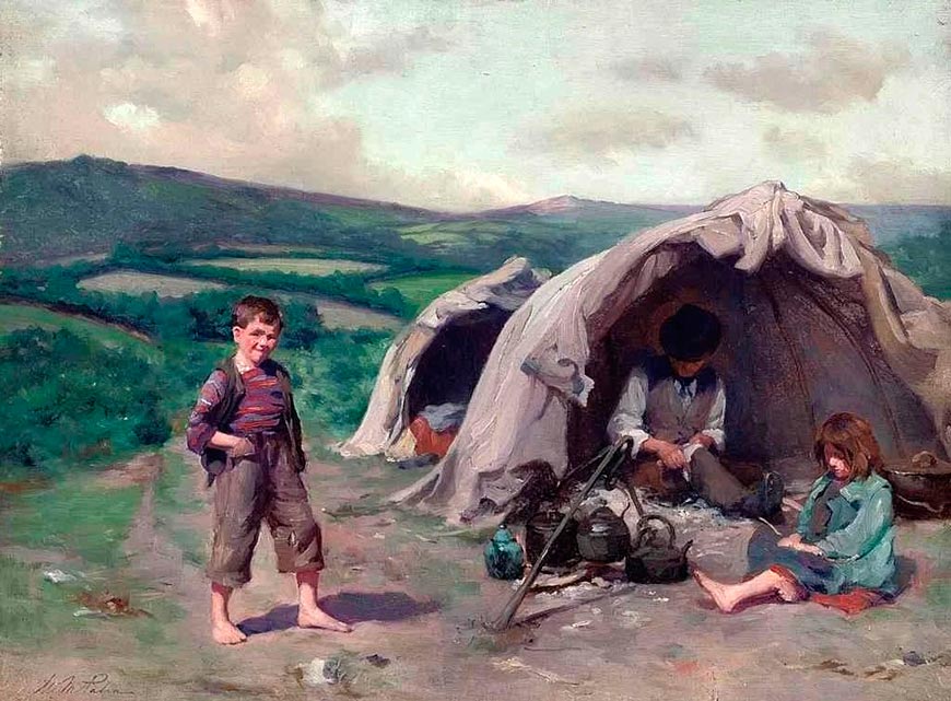 The Gypsy Encampment / The tinker's camp (Цыганский табор / Лагерь мастеров)