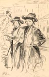 Two Jewish boys from the Mea Shearim