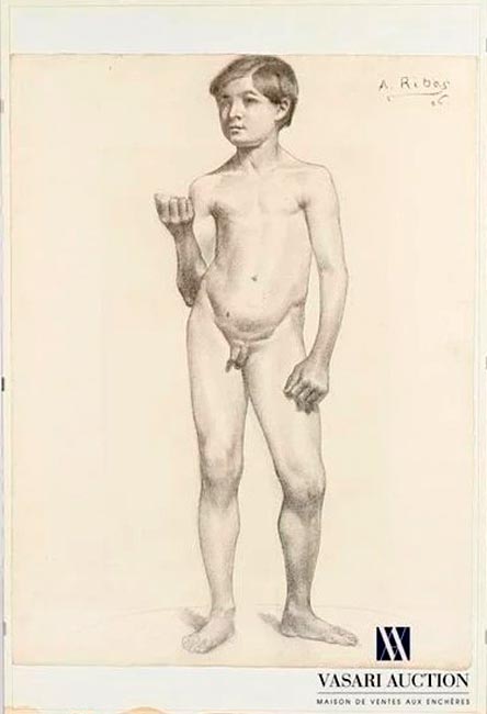 Young nude boy (Голый мальчик), 1906