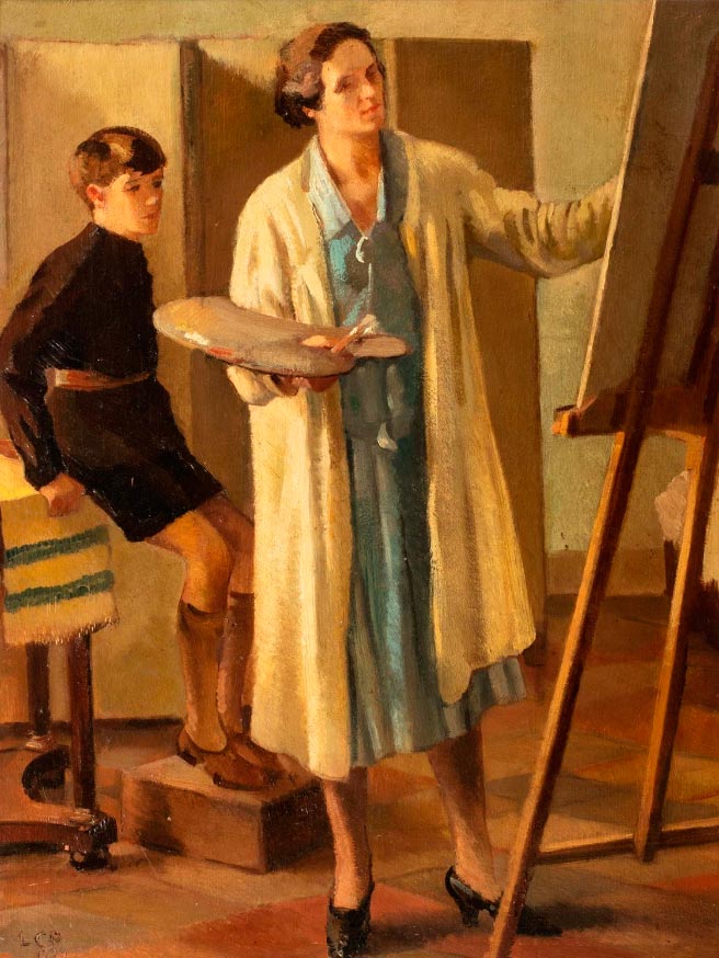 Lo studio dell'Artista (Мастерская художника), 1929