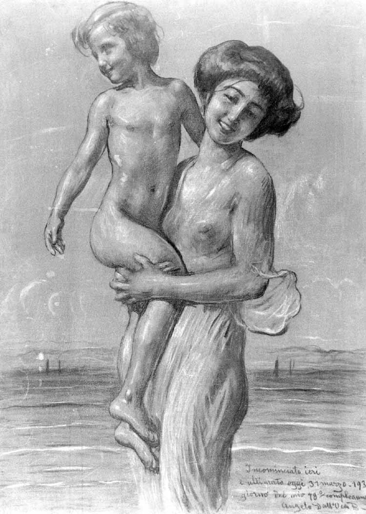 Dopo il bagno / Maternità (После купания / Материнство), 1936