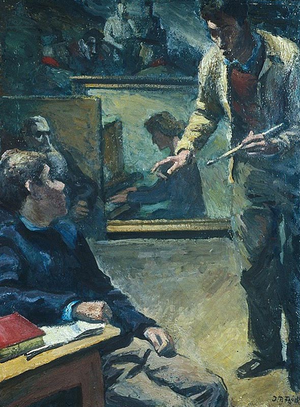 Martin im Atelier (Мартин в студии), 1945