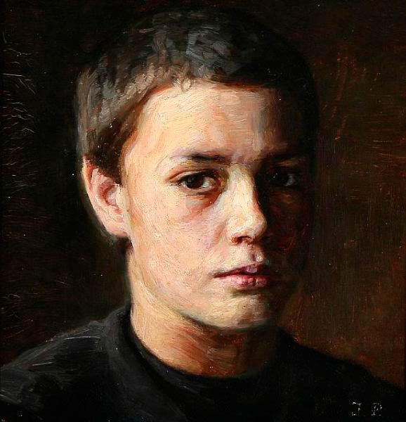 Portrait Of Jacob Lollesgaard, Son Of The Artist's Sister, Laura (Портрет Якоба Лоллесгаарда, сына сестры художника Лоры)