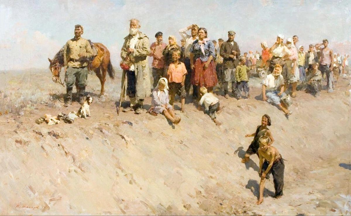 Вода идет (The water is coming), 1954