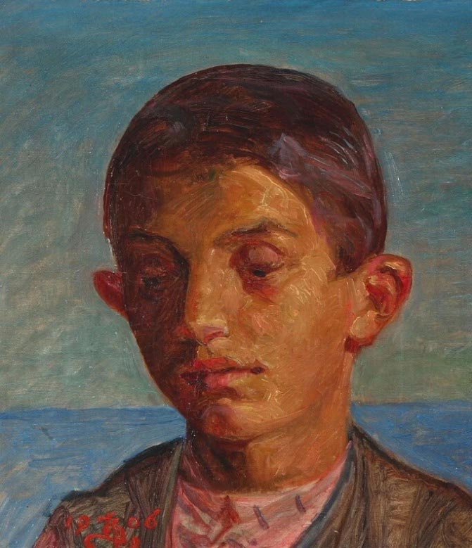 Drengehovede en face. Civita d'Antino (Голова и лицо мальчика. Чивита д'Антино), 1906