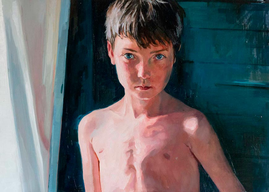 Boy on blue (Мальчик на голубом), 2019