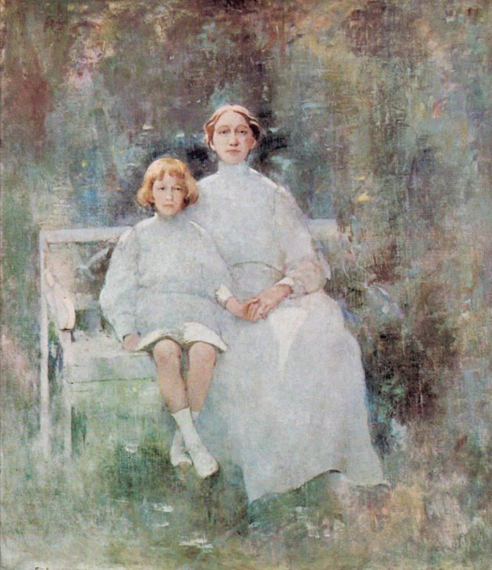 Mrs. Carlsen and Dines (Миссис Карлсен с Дайнсом), c.1912