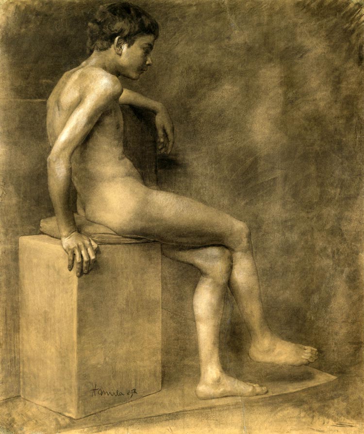 Sitting boy (Сидящий мальчик), 1897