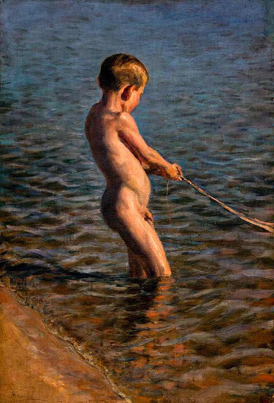 Pequeño pescador (Маленький рыбак), 1918