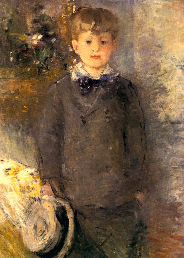 Little boy in gray / Marcel Gobillard (Мальчик в сером / Марсель Гобиллар), 1880