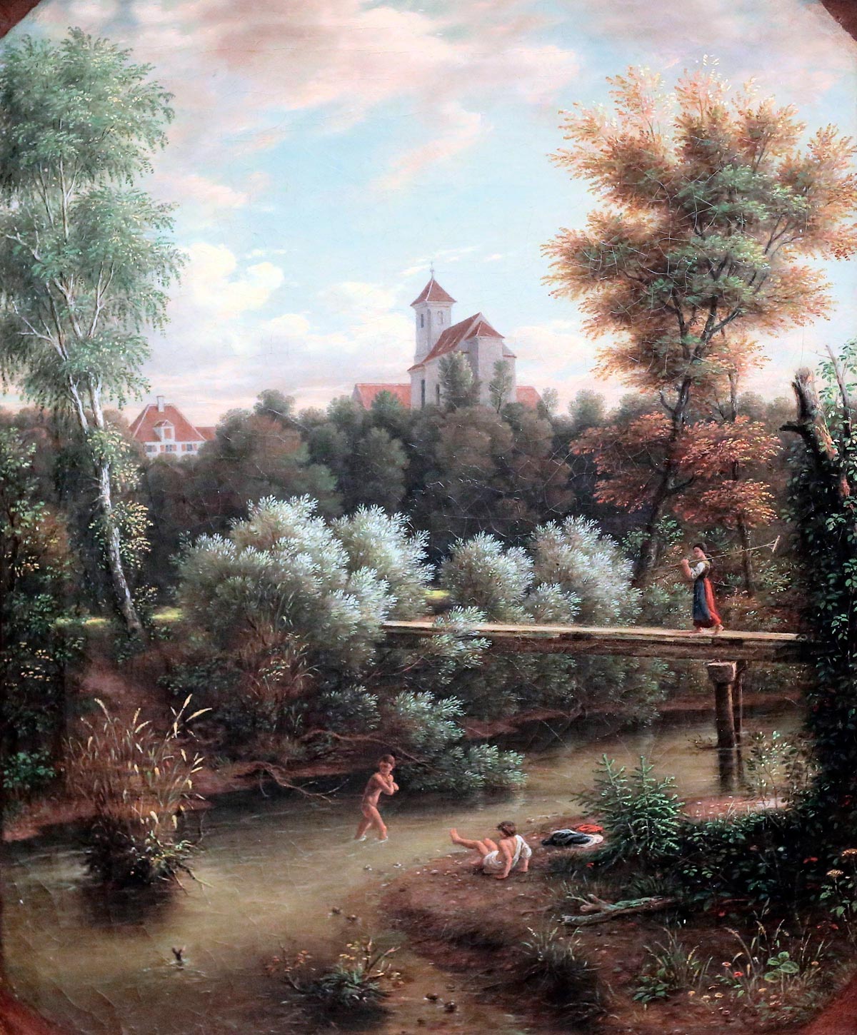 Summer day along the Isar / Bavaria (Летний день у Изара / Бавария),1845