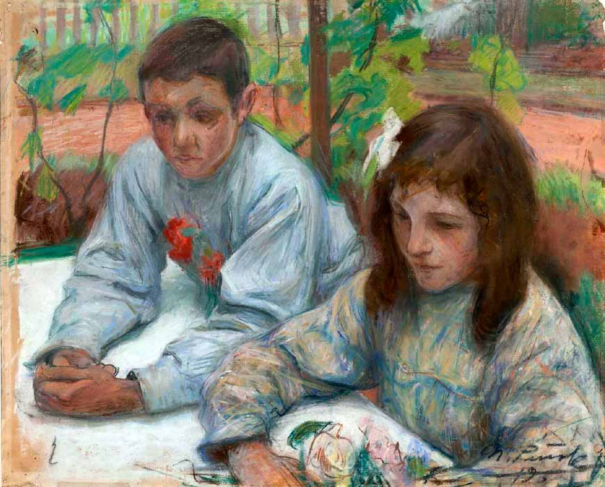 Retrato de Rafael y Pepita Prendes (Портрет Рафаэля и Пепиты Прендес), 1903