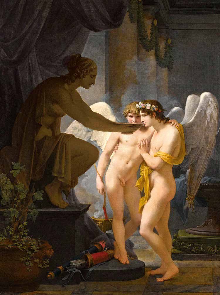 Cupid and Hymen Drink from the Cup of Friendship (Амур и Гименей пьют из чаши дружбы), 1820