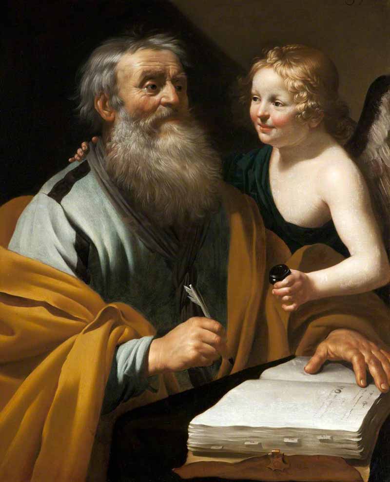 Saint Matthew and the Angel (Святой Матфей и ангел), late 1620s