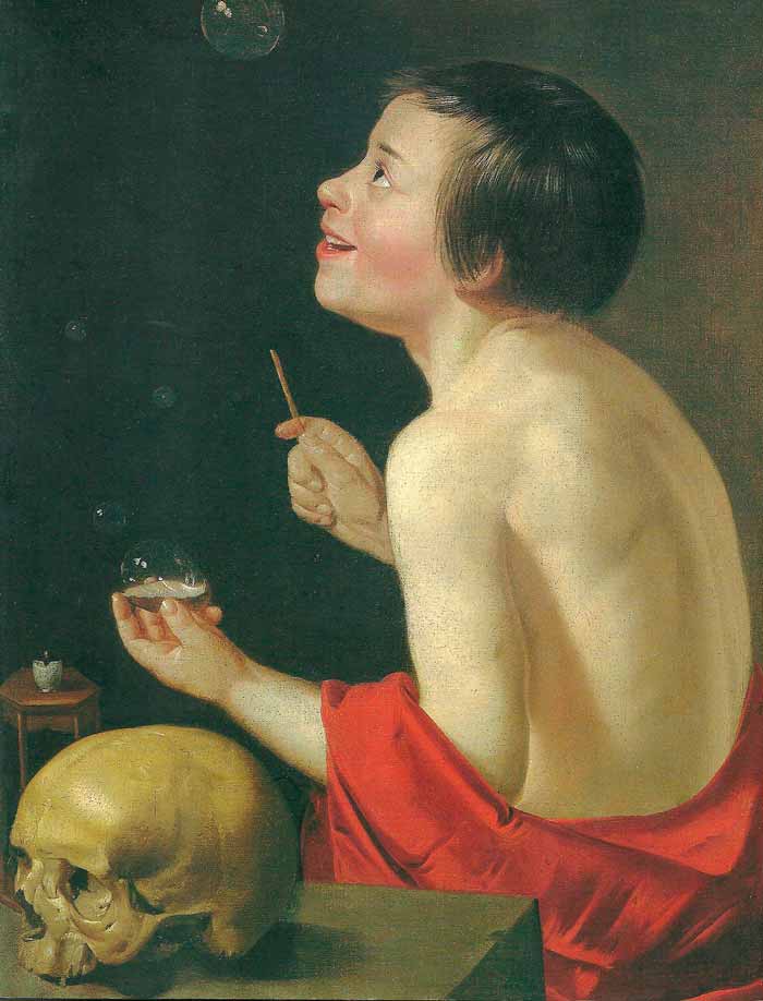 Homo bulla («Человек есть пузырь»), after 1620