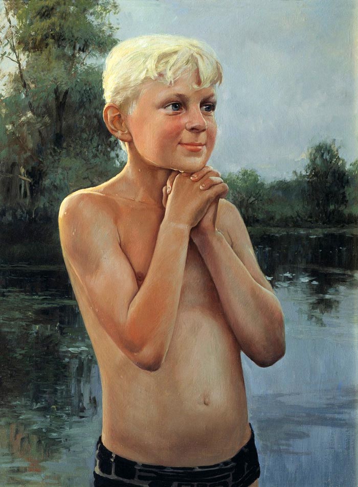 Мальчик на речке (Boy on the river), 1997