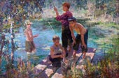 Young fishermen