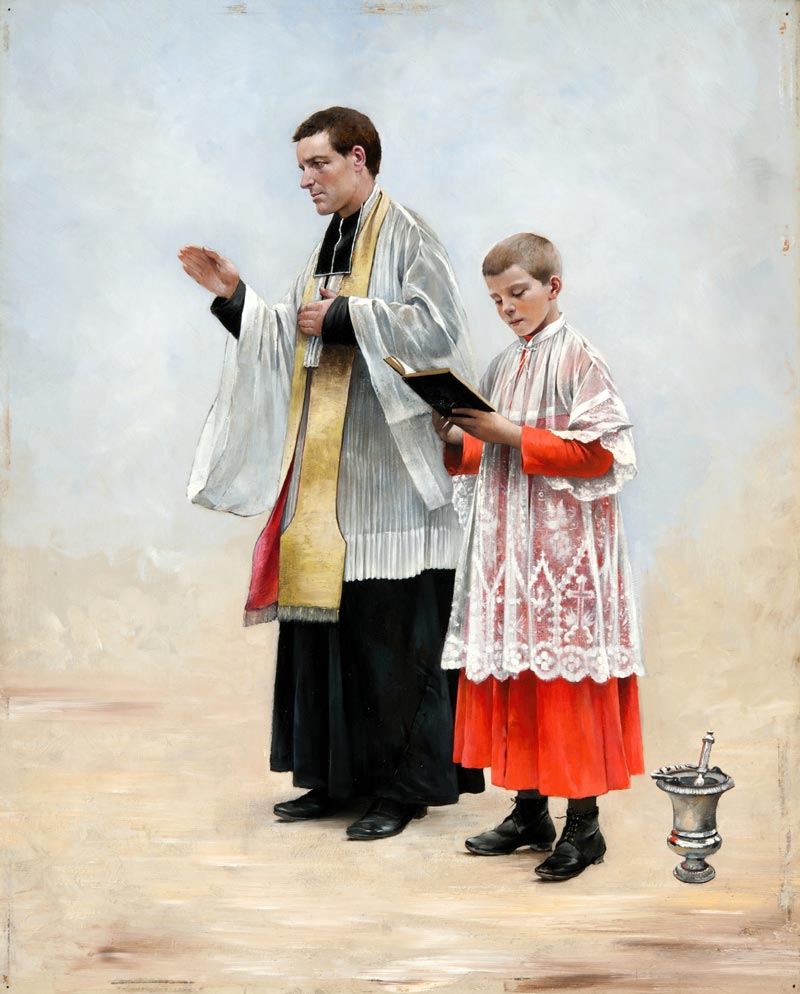 Priest and Acolyte (Священник и прислужник), 1881