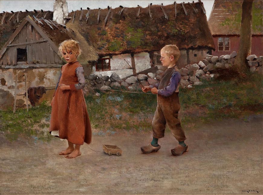 Children playing (Играющие дети)