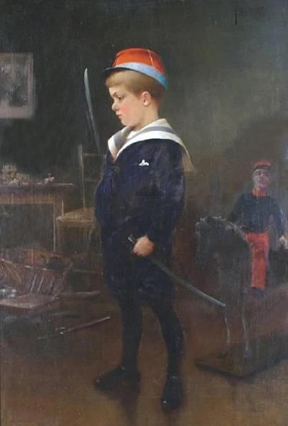 A portrait of Jean Hagborg aged six (Портртет Жана Хагбора в 6 лет)