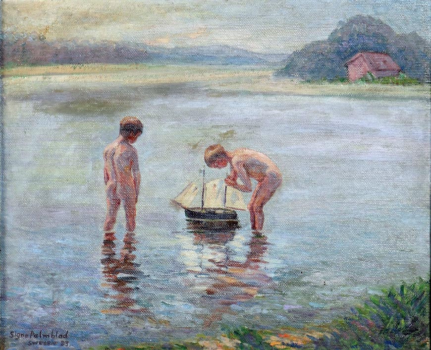 Pojkar i vattenbrynet (Мальчики на мелководье), 1903