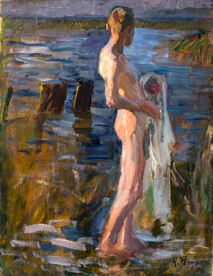 Junge beim Baden (Купающийся мальчик), 1906