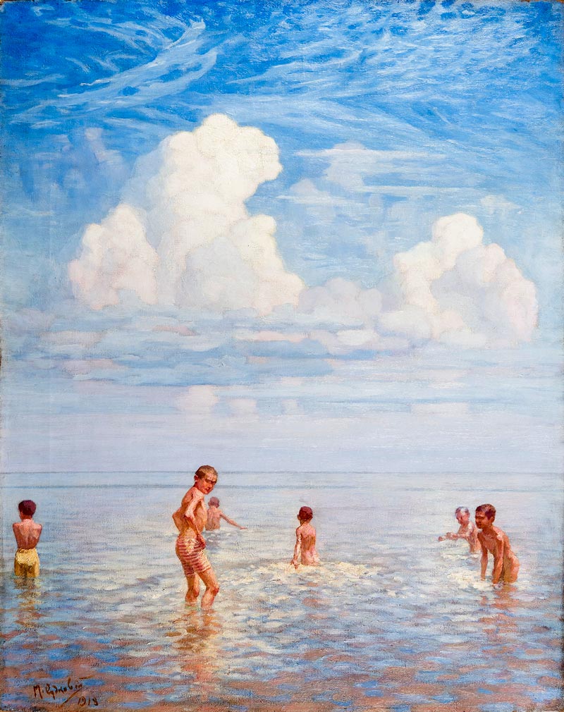 Купающиеся мальчики (Bathing boys), 1918