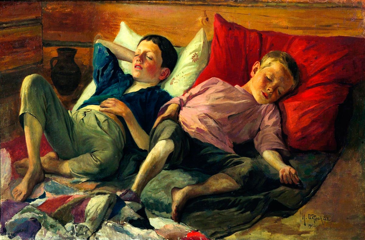 Спящие дети (Sleeping Children), 1920