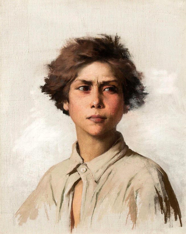 Portret chłopca (Портрет мальчика), 1889