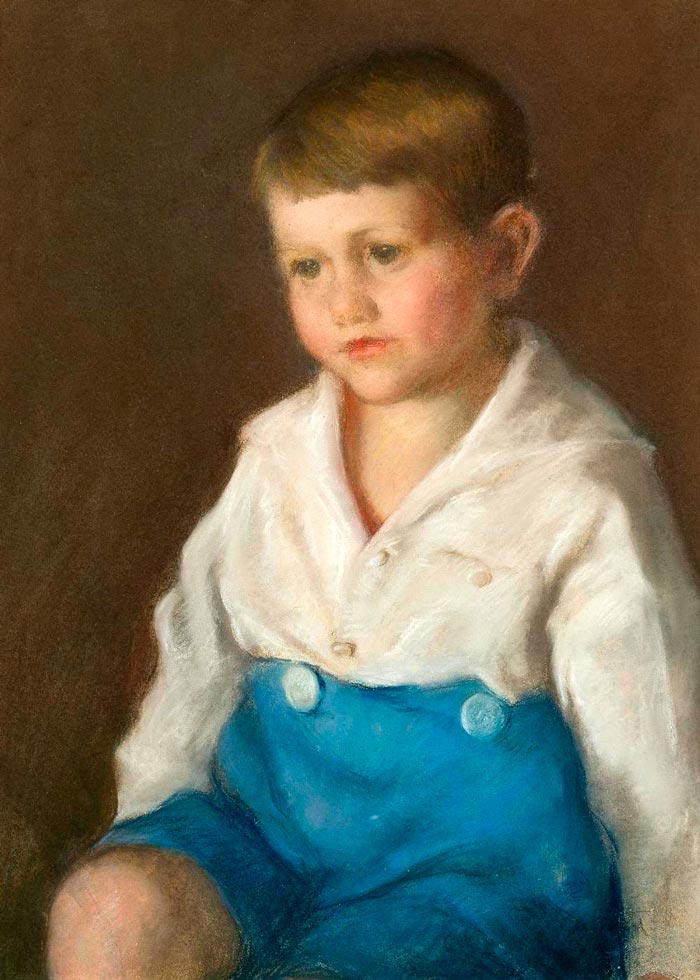 Portrait of D. H. Craig in Blue Shorts (Портрет Д.Х. Крайга в голыбых шортах)