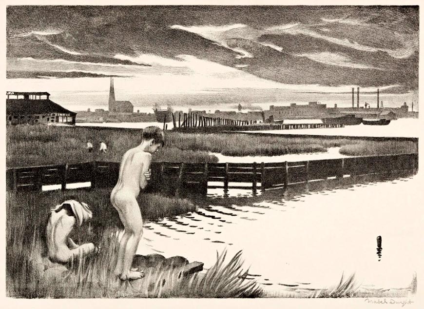 Staten Island Shore / Bathers II (Берег Стейтен-Айленд / Купальщики II), 1931