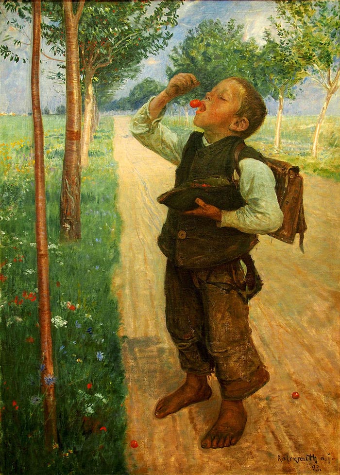 Kirschenessender Junge (Мальчик, поедающий вишню), 1893