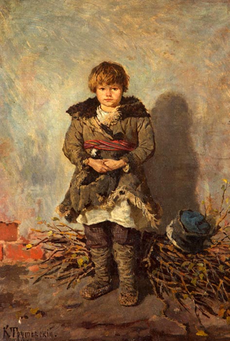 Мальчик с хворостом (Boy with brushwood), 1886