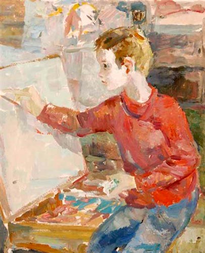 Юный художник (Young painter), 1982