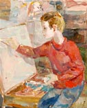 Young painter