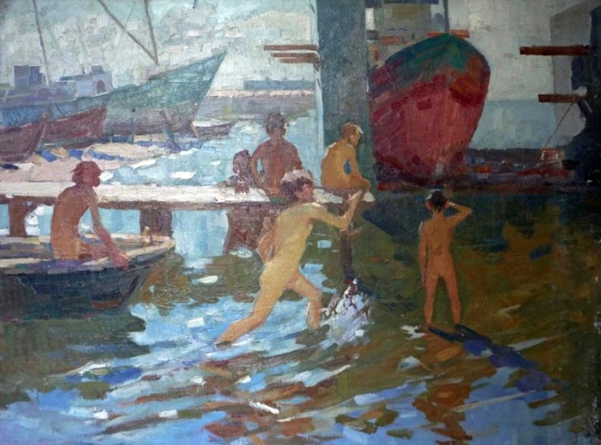 Мариуполь. Гавань Шмидта (Mariupol. Schmidt Harbor), 1960-е