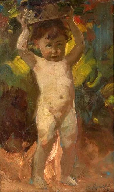 Boy with Grape Basket (Мальчик с корзиной винограда), 1915