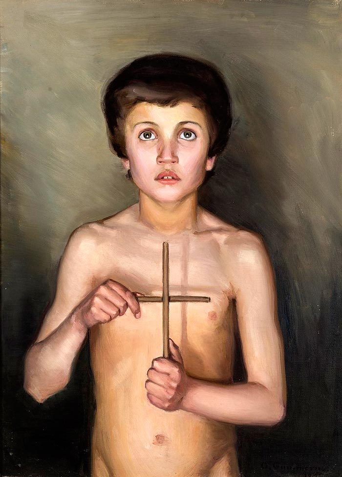 Boy Holding a Cross (Мальчик, держащий крест), 1899