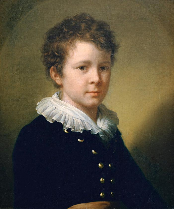 Johann Baptist Lampi, ein Enkel des Künstlers (Иоганн Баптист Лампи, внук художника), 1814-1816