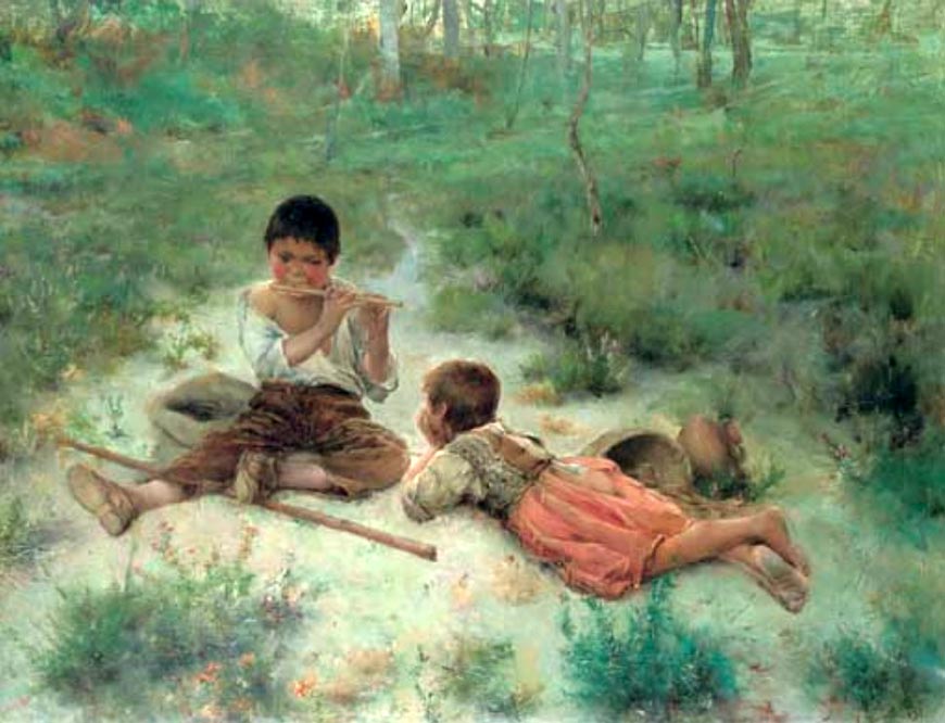 Jóvenes músicos (Юные музыканты), 1891