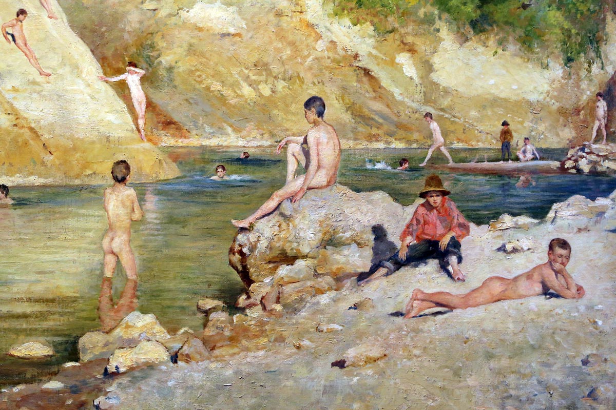 La nicchia / estate sulle rive dell'elsa (Ниша / Лето на берегах Эльзы), 1894