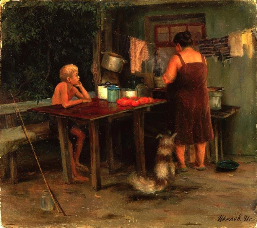 После рыбалки (After fishing), 1971