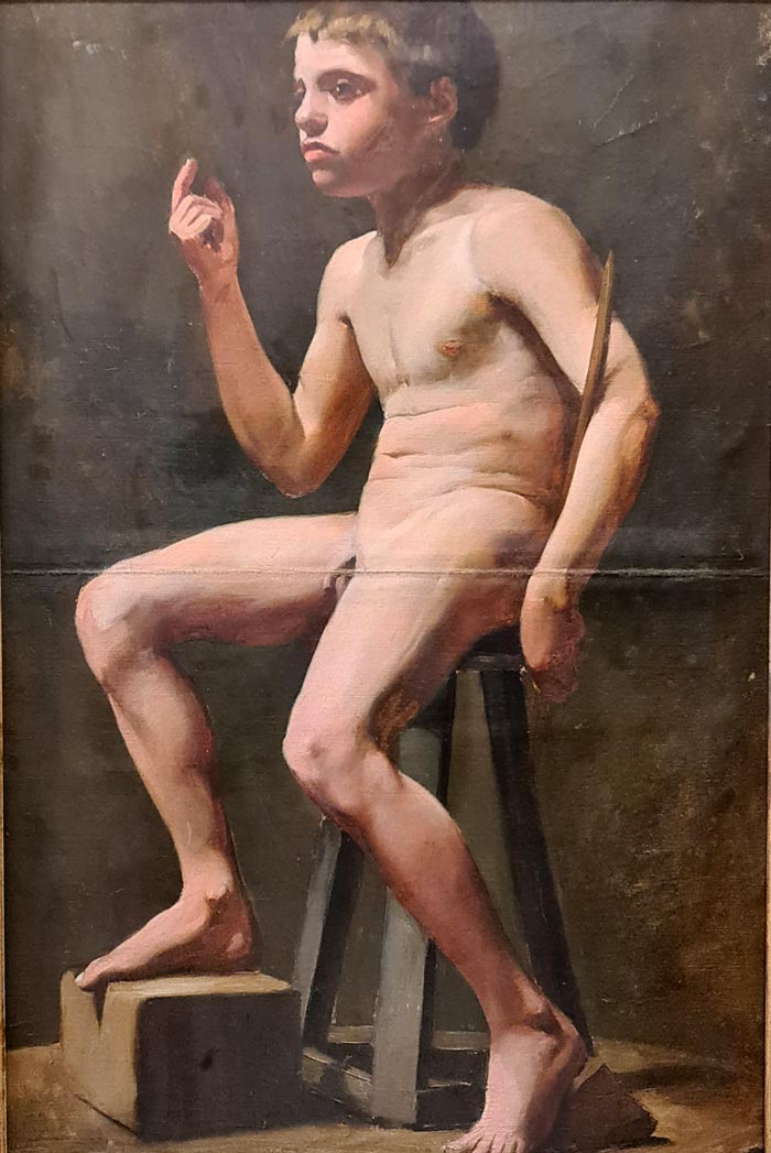 Study of a nude boy (Эскиз голого мальчика), 1900/1930