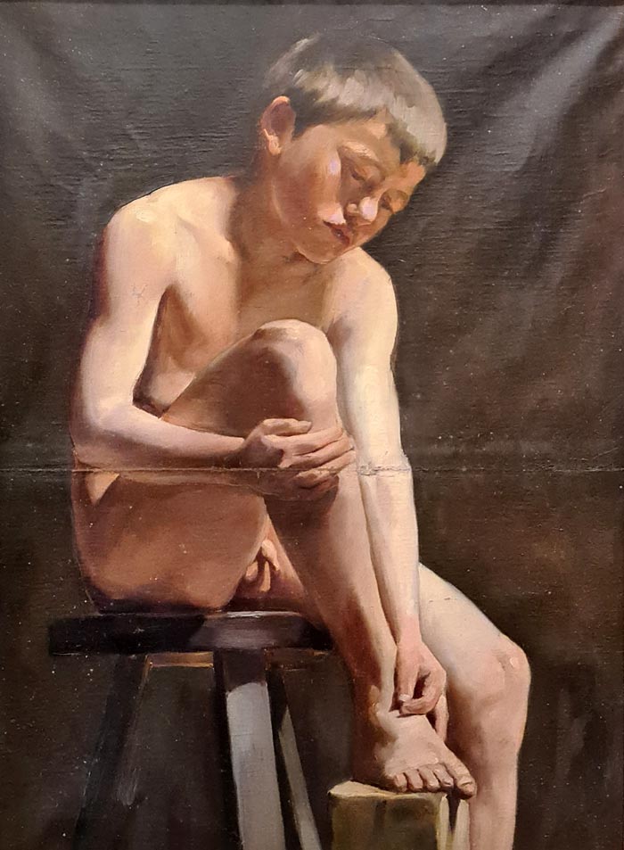 Study of a nude boy (Эскиз голого мальчика), 1900/1930