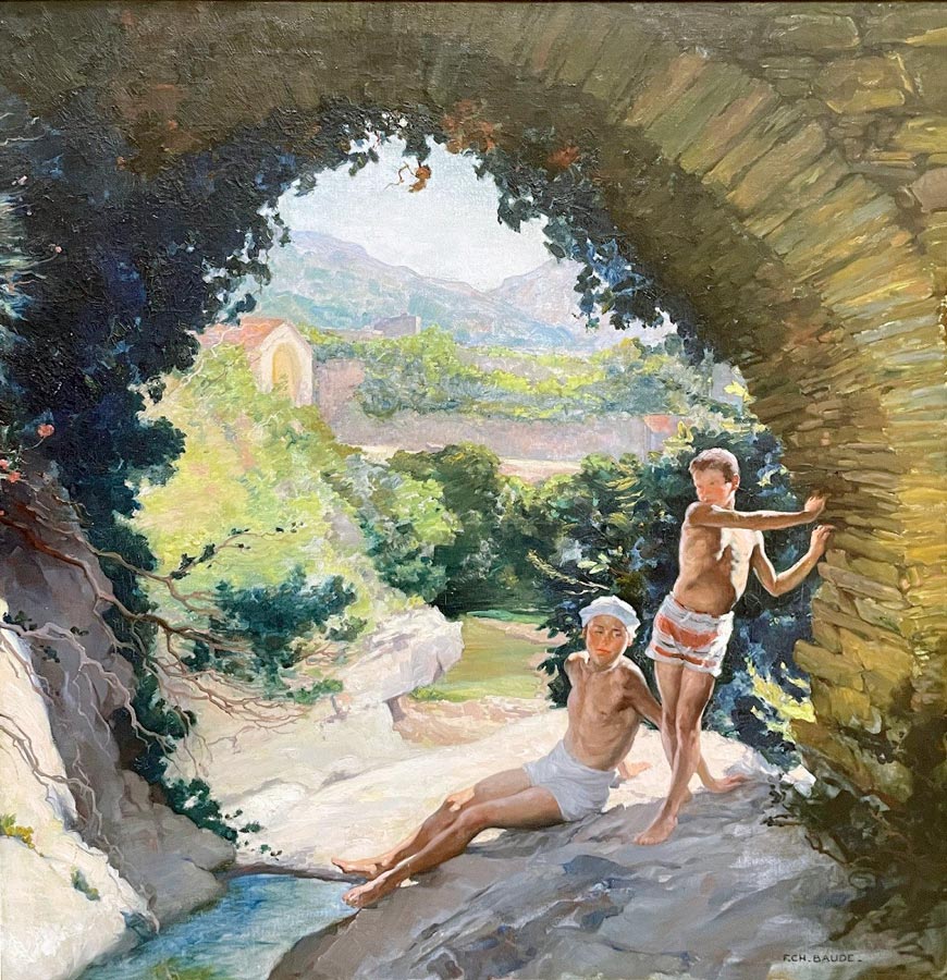 Under the little bridge, south of France (Под мостиком, южная Франция), 1934