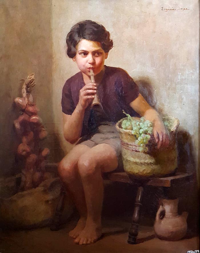 Le petit marchand joueur de flûte provençal (Маленький торговец, играющий на провансальской флейте)