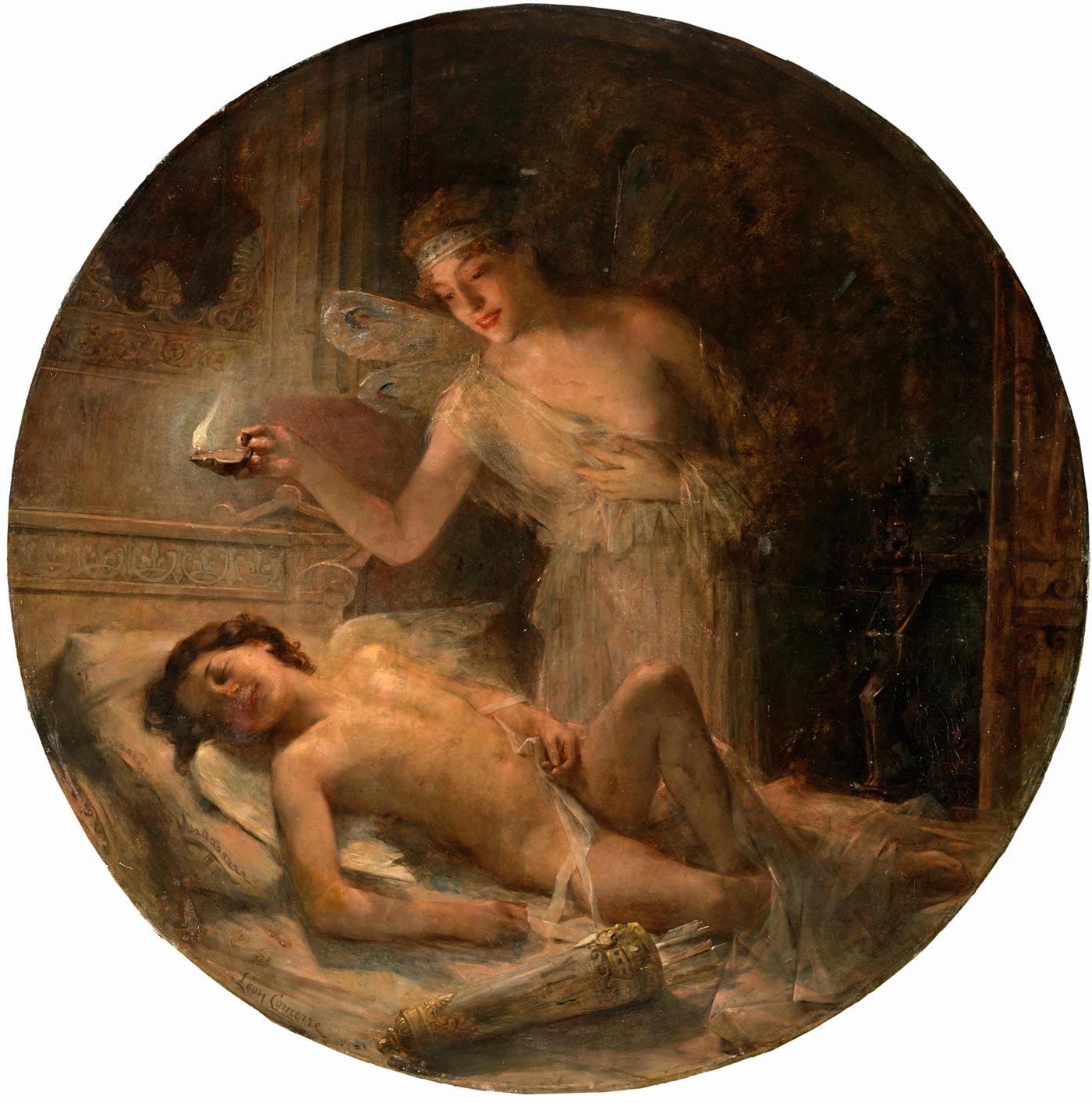 Psyche discovers Cupid (Психея, обнаружившая Купидона)