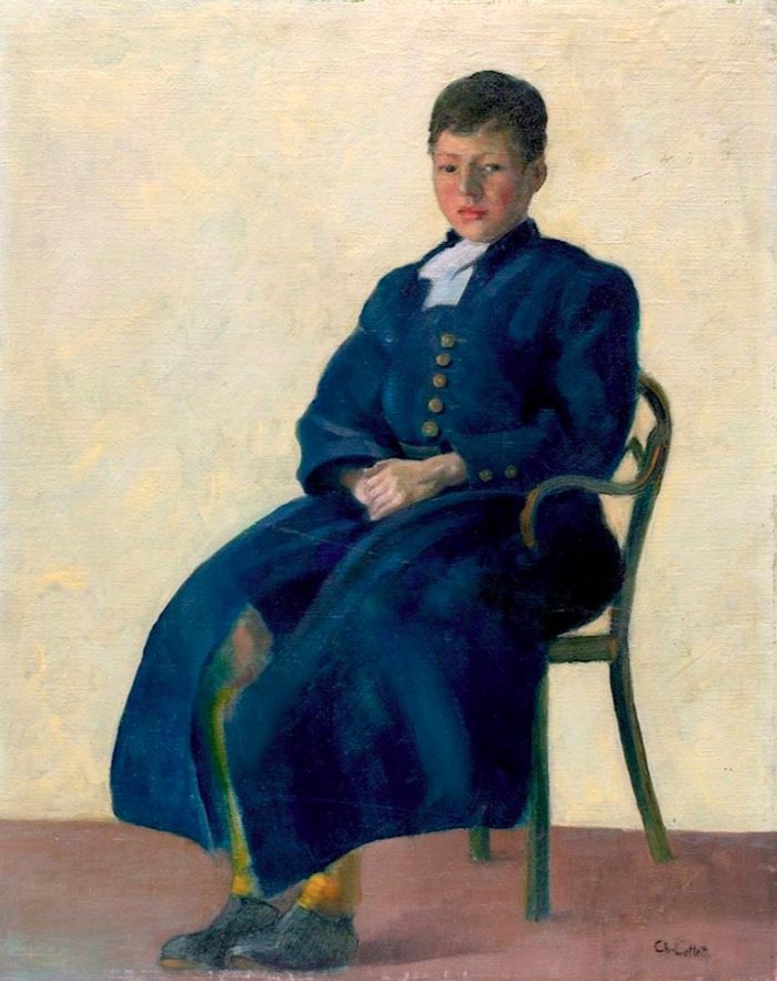 Portrait de jeune garçon en bleu (Портрет мальчика в синем)