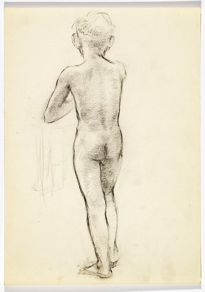 Naked Boy Seen from the Back (Голый мальчик, вид со спины)