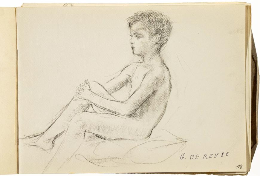 Seated Young Male (Сидящий голый мужчинка)